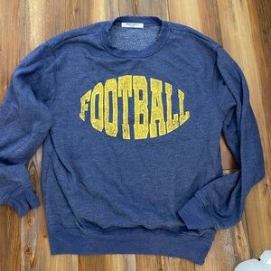 Project Social T football sweatshirt- M